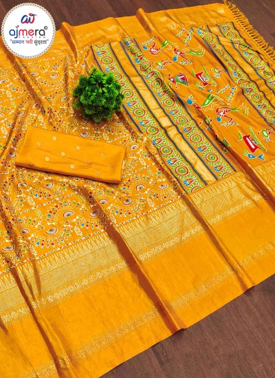 Dupion Silk Saree - Wholesale Sarees for Bulk Purchase | Ajmera Fashion Limited  Manufacturers, Suppliers, Exporters in Koraput